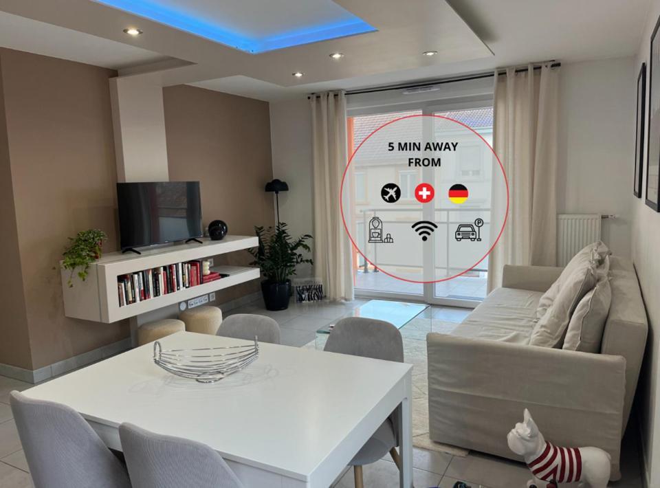 A Few Steps From Basel With Balcony And Free Private Parking Lejlighed Saint-Louis  Eksteriør billede